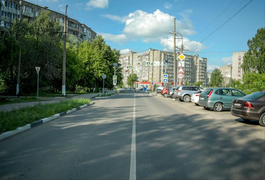 В Рязани благодаря нацпроекту отремонтировали улицу Березовую